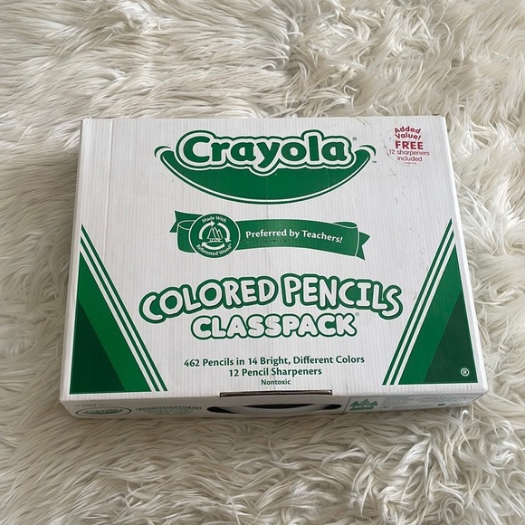 Crayola Other - 6 pounds Crayola classroom pack school supplies bulk art 462 colored pencils set
